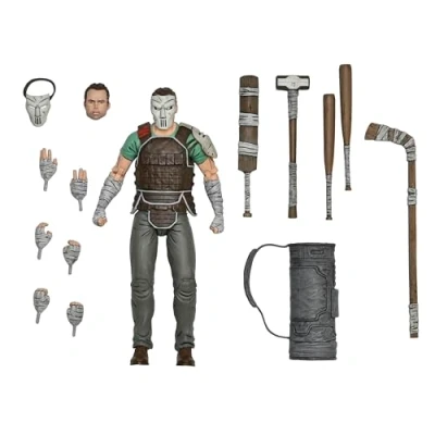 Image of NECA Casey Jones Ultimate Ronin Action Figure 18Cm