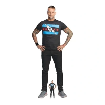 Image of Star Cutouts SC4406 CM Punk WWE Cardboard Cut Out Height 186cm