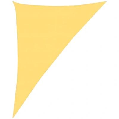 Image of vidaXL Sunshade Sail 160 g/m² Beige 4x5x6.8 m HDPE