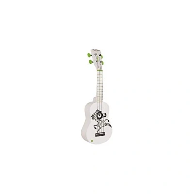 Image of Stagg US Zebra Soprano Ukulele with Bag Motif