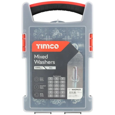 Image of 2x TIMCO Mixed Washers Grab Pack Zinc WAGPACK