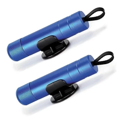Image of ACEBON 2 Pack Car Safety Hammer Window Glass Breaker and Seat Belt Cutter Emergency Escape Tool