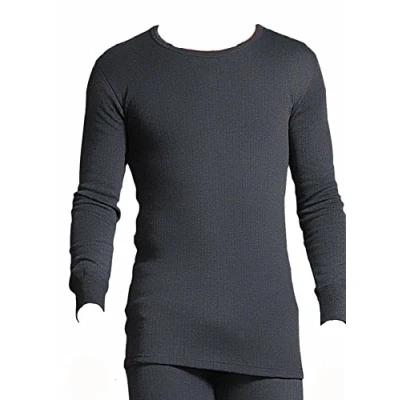Image of HEAT HOLDERS 1 Mens Genuine Original Thermal Winter Warm Long Sleeve Vest/T Shirt Top Charcoal