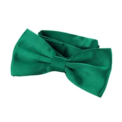 Image of DonDon classy bow tie pre tied and adjustable emerald green