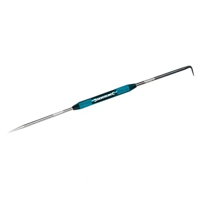 Image of 200mm Double Ended Engineers Scribe Hardened Steel Marking &amp; Scoring Tool Straight Angled Head Metal Plastic Wood Line Scratching Scriber