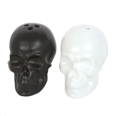 Image of Skull Salt and Pepper Shakers Perfect for Halloween or Year Round Use