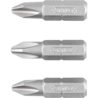 Image of Stanley Phil 2Pt Insert Bits (3) 25Mm 068946