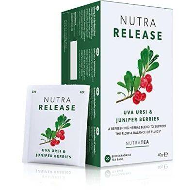 Image of NUTRARELEASE Water Retention Tea Bloated Stomach Natural Diuretic For Balance Includes Dandelion Root, Cleavers &amp; Bearberry 20 Enveloped Bags by Nutra Herbal