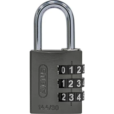 Image of ABUS 144/30 combination lock with large numbers., 80799