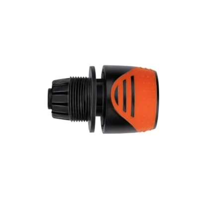 Image of Black+Decker 2 Wege Schlauchverbinder Way Hose Connector, Black/Orange, Klein