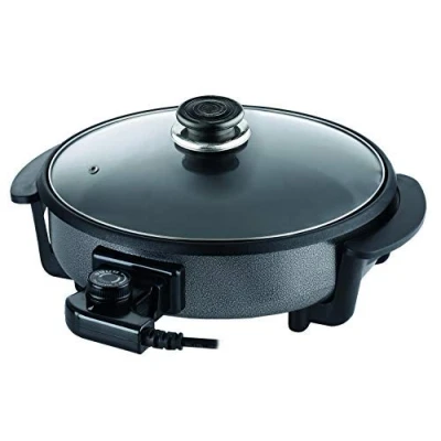 Image of Leisurewize LW610 Multi Function Electric Cooker and Skillet, 1500 Watt, 2 Layer Non Stick