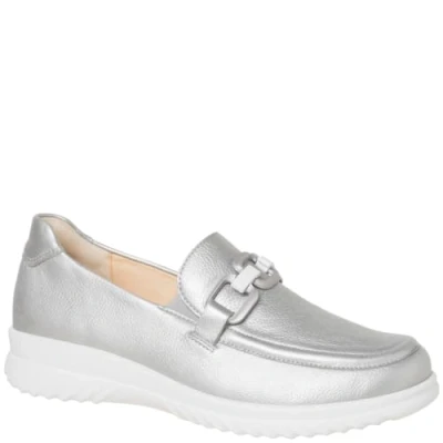 Image of Ganter Women&#039;s Heike Ballet Flat, Silver, 9 UK