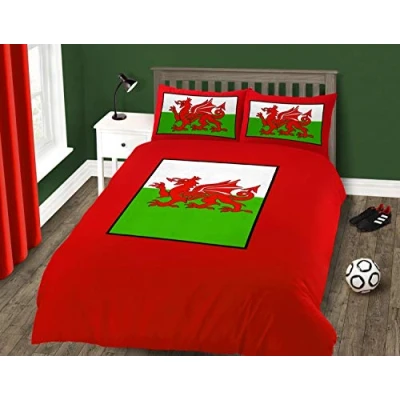 Image of Intimates Single Bed Welsh Dragon Duvet/Quilt Cover Quality Bedding Set