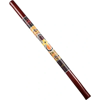 Image of Meinl Percussion Wood Didgeridoo Instrument Hand painted 47 inches / 120 cm large E Tuning Bamboo, Multicolored (DDG1 R)