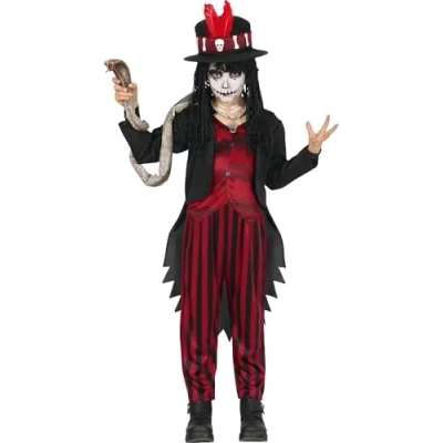 Image of FIESTAS GUIRCA Voodoo Halloween Child Fancy Dress Costume Age 7 9 Years