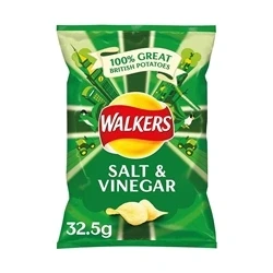 Image of Walkers Salt and Vinegar Crisps 32.5g (32 pack) 121795