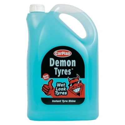 Image of CarPlan Demon Tyres, Instant Tyre Shine, Refill 5 Litre (Pack of 1)