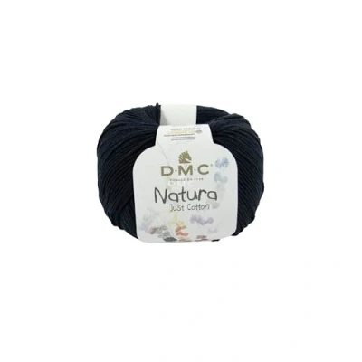 Image of DMC Natura Yarn, 100% Cotton, Noir (N11), 50g
