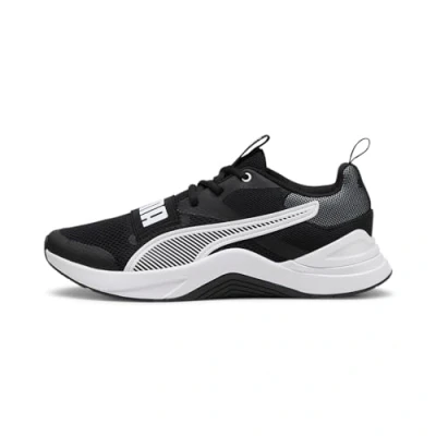 Image of Puma Prospect Unisex Training shoe, Size: 4, Black/white Textile/synthetics