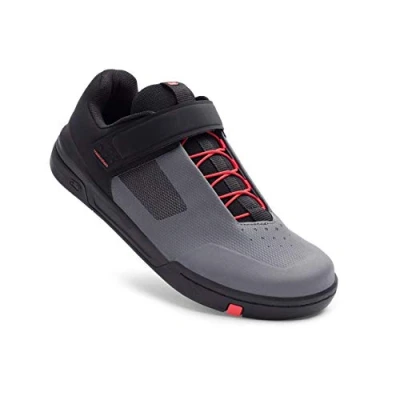 Image of Crankbrothers Stamp Speed Lace Cycling Shoes, Grey/Black/Red, UK 11 / EU 46
