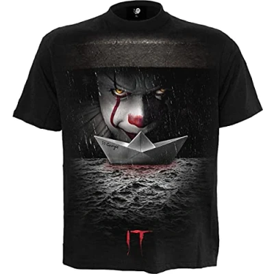 Image of WB Horror It Storm Drain T Shirt Black S
