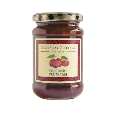Image of Thursday Cottage Organic Plum Jam 2x340g