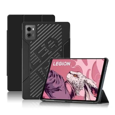 Image of Lemxiee Case for Lenovo Legion Tab Case, Magnetic Slim Smart Folio PU Protective [Auto Sleep/Wake] [Scratch Resistant] [with Pen Slot] Leather Cover