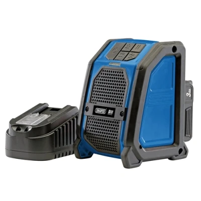 Image of Draper D20 20V Wireless Speaker with 1 x 3.0Ah Battery and Charger