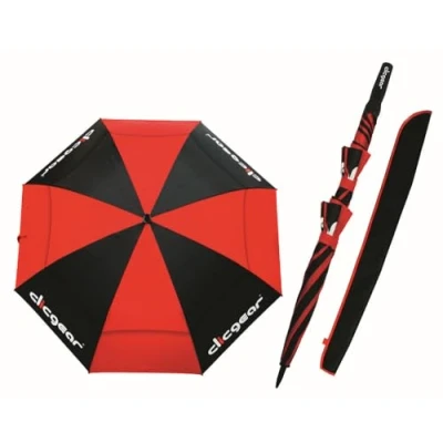Image of CLICGEAR UMBRELLA BLACK/REDTRCCUMWPBR