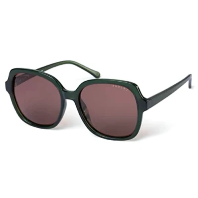 Image of RADLEY RDS 6505 Women&#039;s Sunglasses 107P Palm Leaf Khaki/Solid Brown