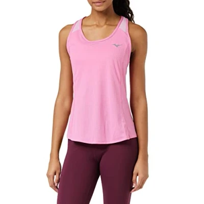Image of Mizuno Women&#039;s DryAeroFlow Tank, Wild Orchid, L