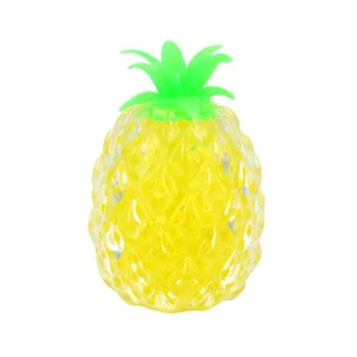 Image of Harlequin SQUEEZE BEADS 11cm Squishy Bead Pineapple Novelty Party Bag Filler