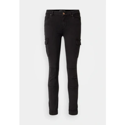 Image of ONLY Missouri Cargo trousers, Women&#039;s, Size: 34x32, Black