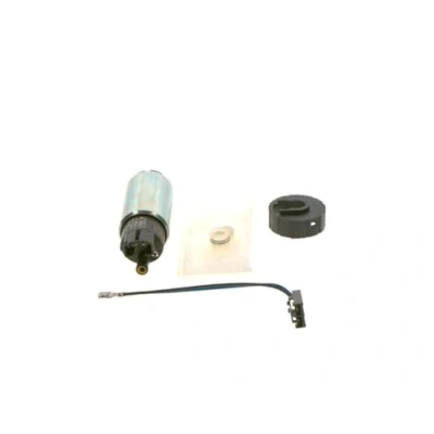 Image of 770200D010, 770200D020 Fuel Pump BOSCH 0 986 580 942 Electric with attachment material connector parts TOYOTA: Yaris I Hatchback