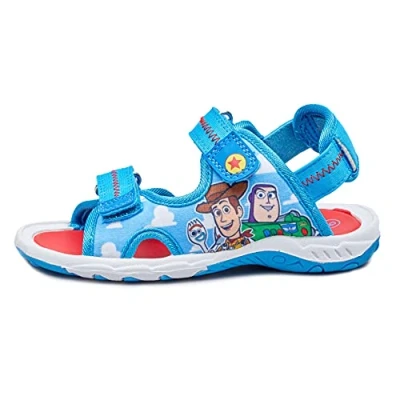Image of Boys Blue Disney Toy Story 4 Hook and Loop Sandals UK 9 Infant