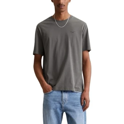 Image of Marc O&#039;Polo Denim Short Sleeve LOGO ON Chest Basic Tshirt, Men&#039;s, Size: XXL, Oxide grey
