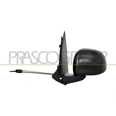 Image of 735536787, 735594383 Wing mirror PRASCO FT1247004 with cable Left black Convex FIAT: Panda III Hatchback