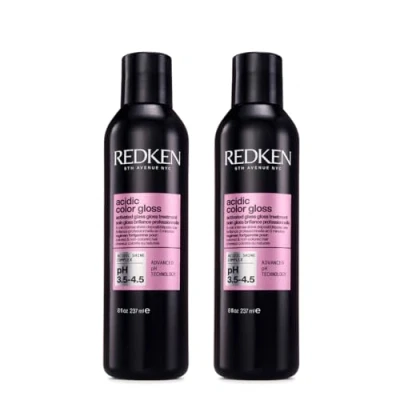 Image of Redken Acidic Color Gloss Activated Glass Treatment 237ml Double