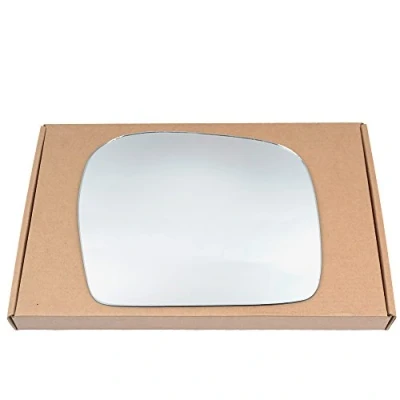Image of Less4spares Wing Mirror Glass Right Compatible with Toyota Hilux 1998 2005 STICK ON Driver Off Side Convex