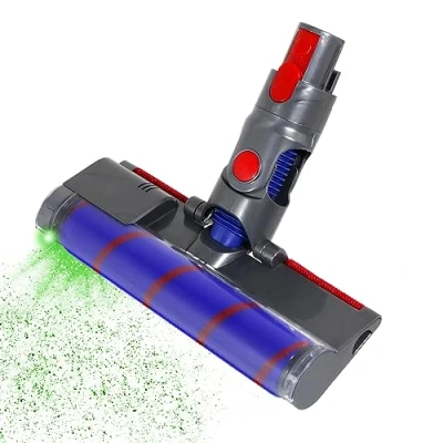 Image of Spares2go Brush Head Floor Tool Soft Roller Laser compatible with Dyson V11 Outsize V15 SV16 SV22 Vacuum Cleaner