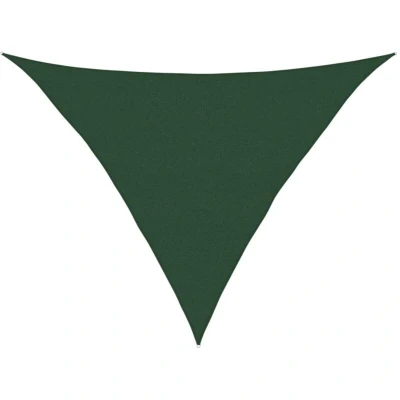 Image of vidaXL Sunshade Sail 160 g/m² Dark Green 5x5x6 m HDPE
