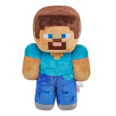 Image of Mattel Minecraft Basic Plush Character Soft Dolls, Video Game Inspired Collectible Toy Gifts for Kids &amp; Fans Ages 3 Years Old Up, HHG11