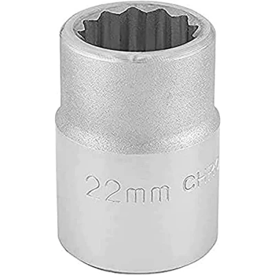 Image of Draper 12 Point Socket, 3/4&quot; Sq. Dr., 22mm