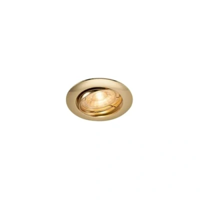 Image of SLV Pika/spot, floodlight, Spotlight, Ceiling, recessed LED, Indoor Lighting / GU10 50W Brass, Aluminium, 50 W