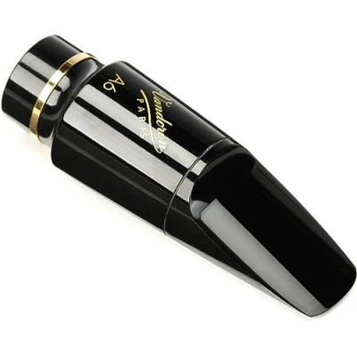 Image of Vandoren SM812M V16 A6 Alto Saxophone Mouthpiece (Black Ebonite, Medium Chamber )