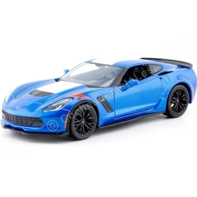 Image of Maisto M31516 2017 Corvette Grande Sport Classic Super Car Chevrolet 1:24, Grey