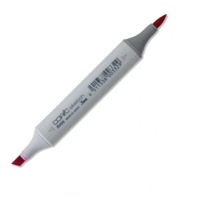 Image of Copic Sketch Coloured Marker Pen (RV 09) Fuchsia, For Art &amp; Crafts, Colouring, Graphics, Highlighter, Design, Anime, Professional Beginners, Supplies Colouring Books
