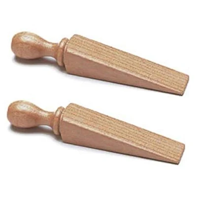 Image of fiXte® Wooden Door Wedge Stopper 140mm (5 1/2 inch) Pack of 2