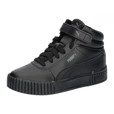 Image of PUMA Carina 2.0 Mid PS Sneaker, Black Dark Shadow, 11.5 UK