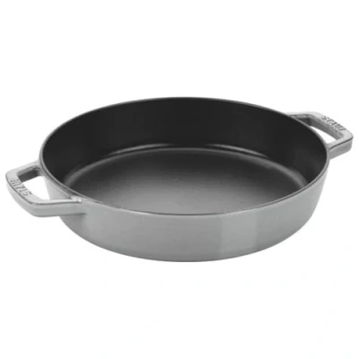 Image of STAUB 40511 660 0 Cast Iron Frying Pan, Grey, 20 cm